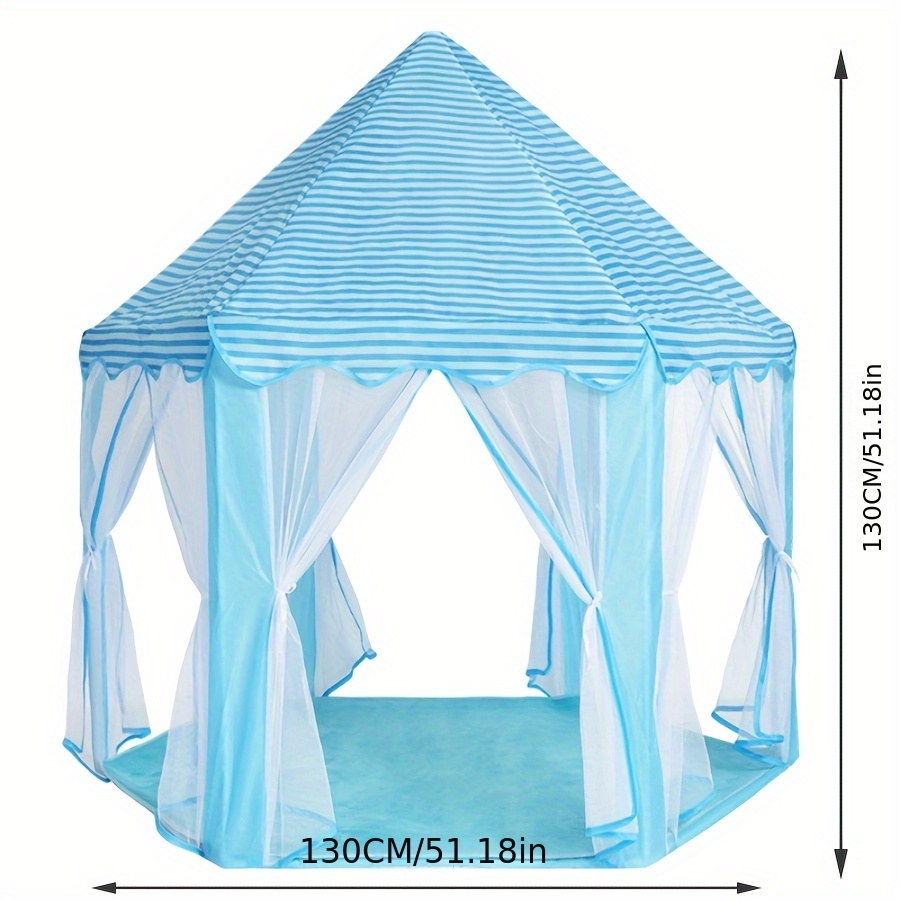 pink hexagonal princess castle tent large indoor outdoor Temu