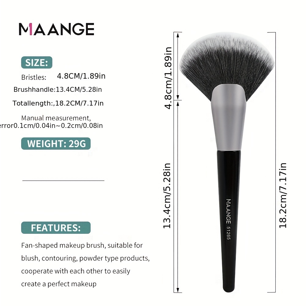 Blending/Contouring Makeup Brush - Vegan & Cruelty Free