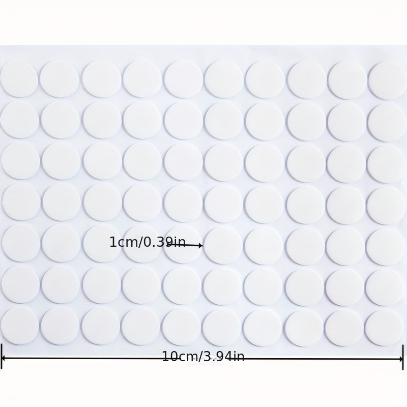 Clear Removable Nano Acrylic Circle Sticker Pad Traceless Sticky