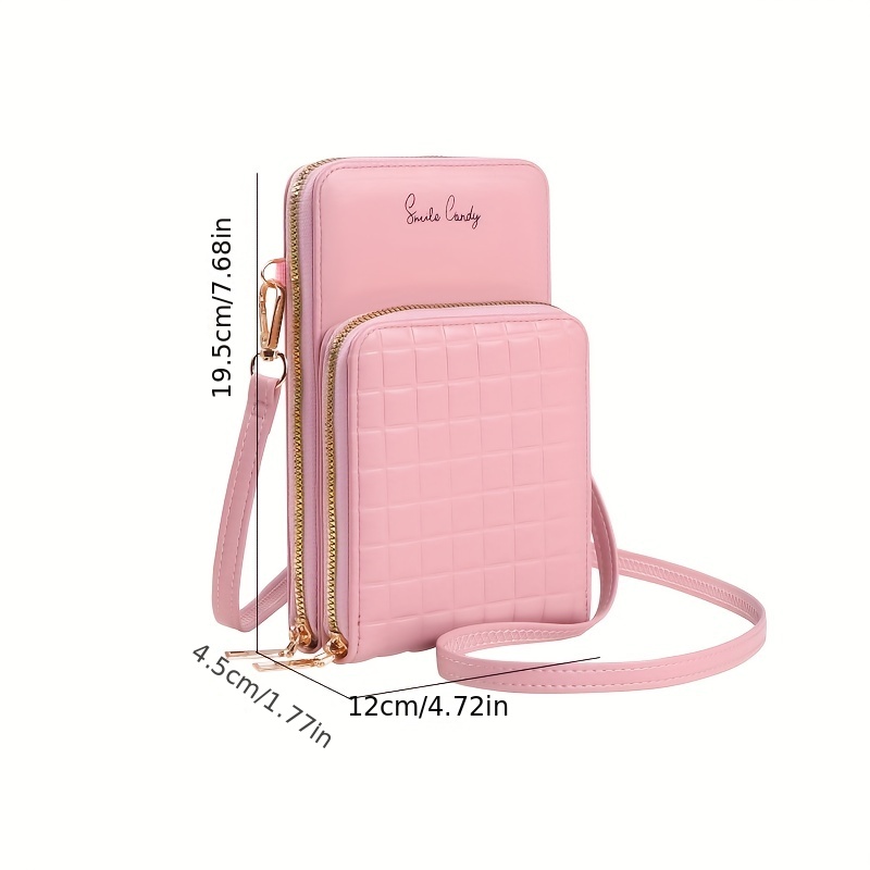  Pink Candy Messenger Bag for Women Men Crossbody Shoulder Bag  Cell Phone Bag Wallet Purses Side Shoulder Bag with Adjustable Strap for  Travelling Hiking : Clothing, Shoes & Jewelry