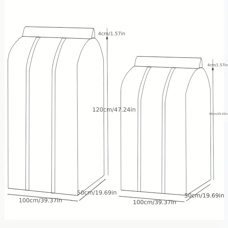 1 dona kostyum changyutgich qopqog'i sumkasi, ko'ylak kostyum kiyimlar uchun osilib turadigan saqlash sumkasi, kiyimlar uchun portativ himoya sumkasi, uy-ro'zg'or saqlash tashkilotchisi, yotoq xonasi shkaf uchun, garderob, uy, yotoqxona, tafsilotlar 6