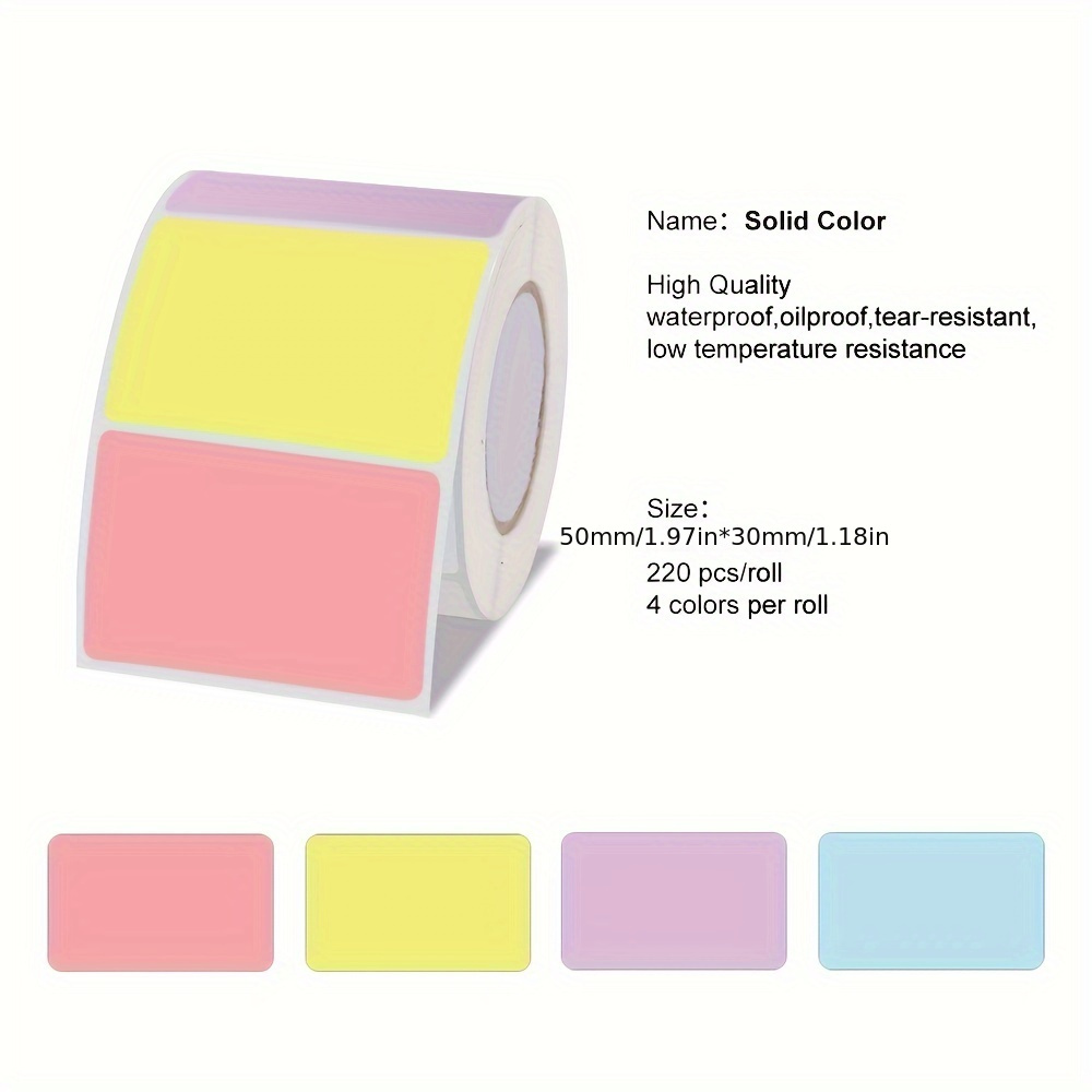 Thermal Stickers Labels Roll Barcodes Inventory Christmas Stickers