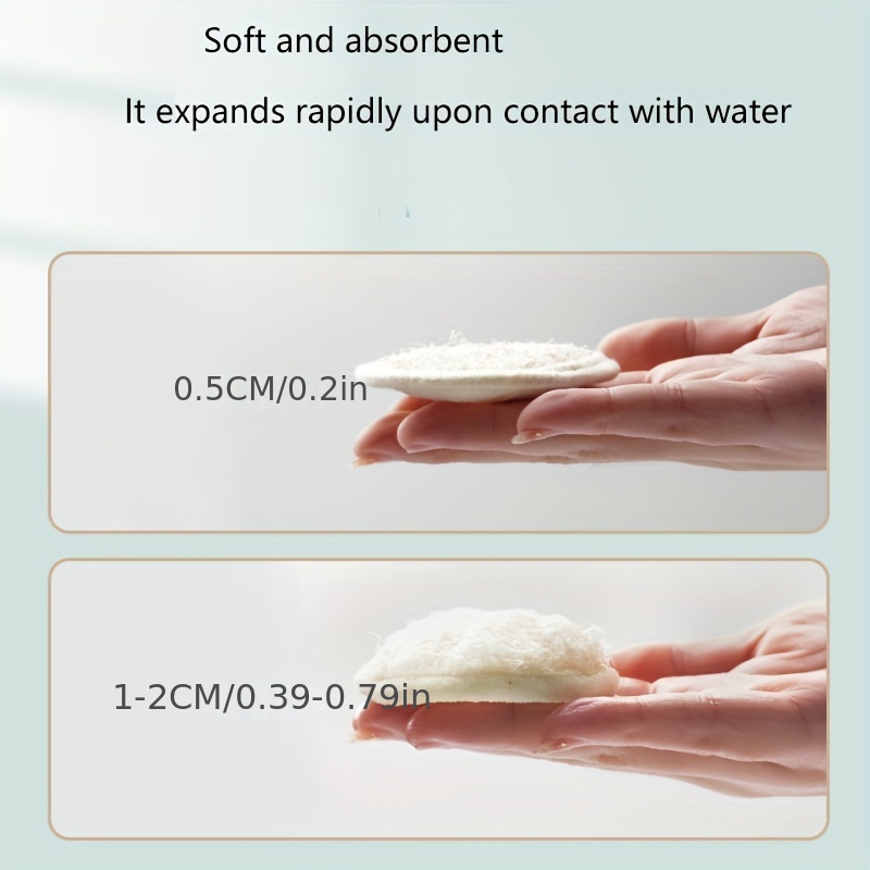 Natural Loofah Pads Face Exfoliator Pad Scrubber Handheld - Temu