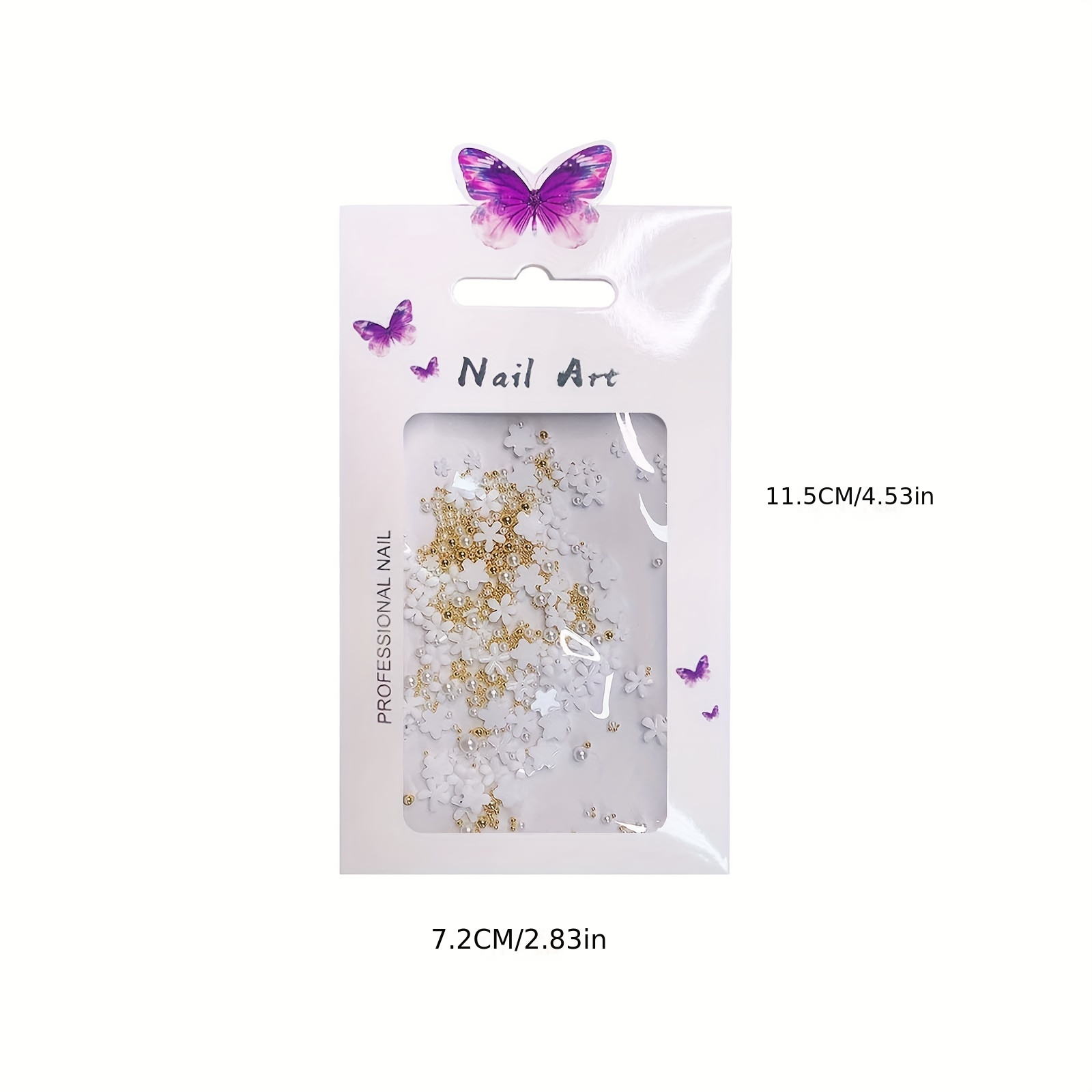 3d Flower Nail Charms 3d Acrylic Flower Nail Rhinestones - Temu