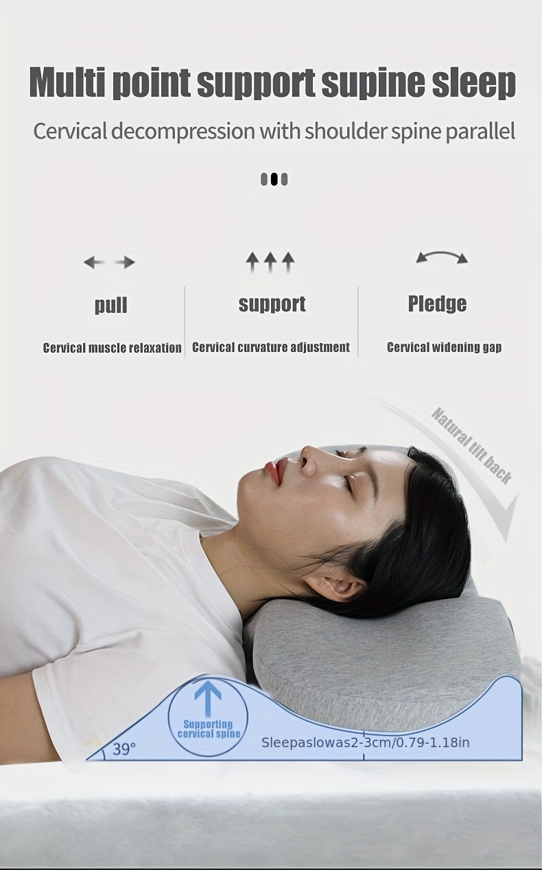 Cervical Kyphosis Neck Curve Pillow Cervical Lordosis Military