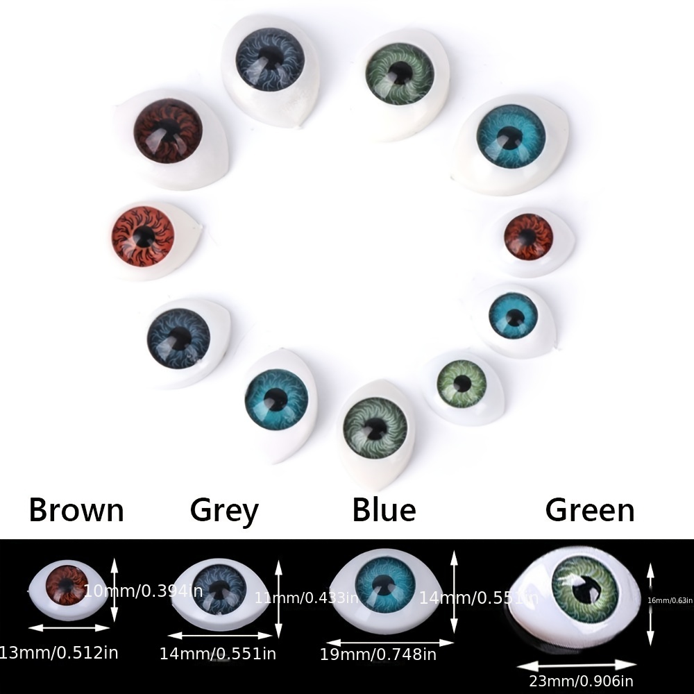 Toy Making - 10mm Safety Eyes - Pack of 80