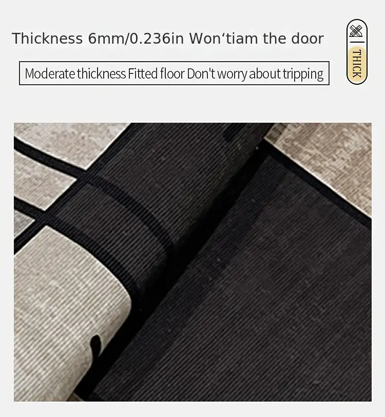 1 diamond fleece non slip water absorbent mat made of 100 polyester machine washable for living room bedroom kitchen bathroom patio home decor outdoor decor Product details 6