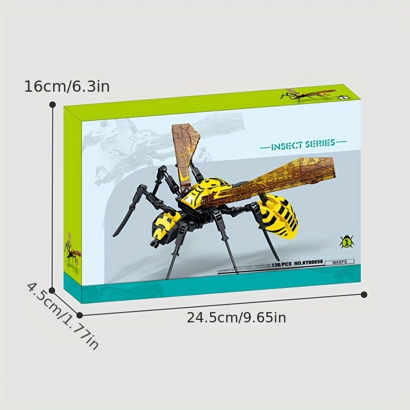 Insectos Libélulas Abejas Mantis Juguetes Bloques - Temu Chile