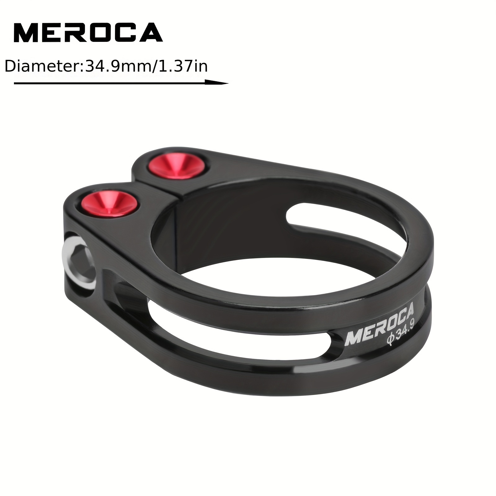 Meroca Seatpost Clamp Hollow Locking Fixed Lock Ring Seat Tube Bicycle Parts 31.8 34.9mm