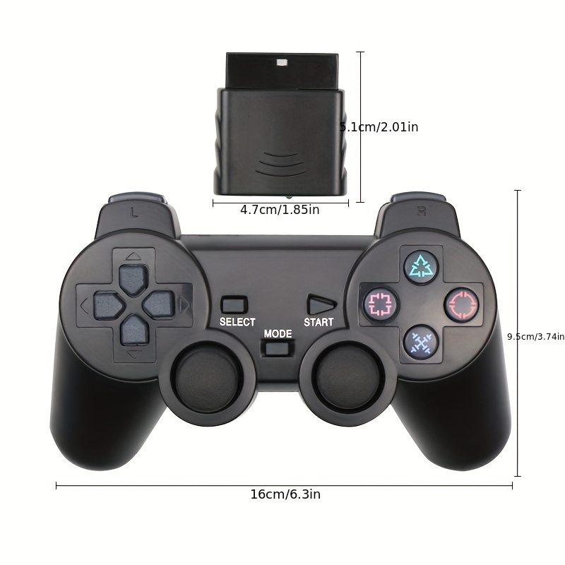 Wireless Gamepad Ps2 Controller Playstation 2 Console - Temu