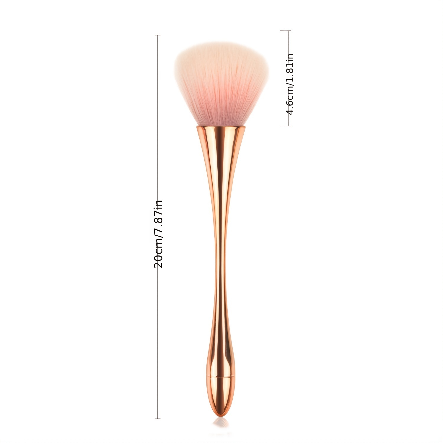 Crystal Mineral Powder Brush Nail Dust Brush Kabuki Makeup - Temu