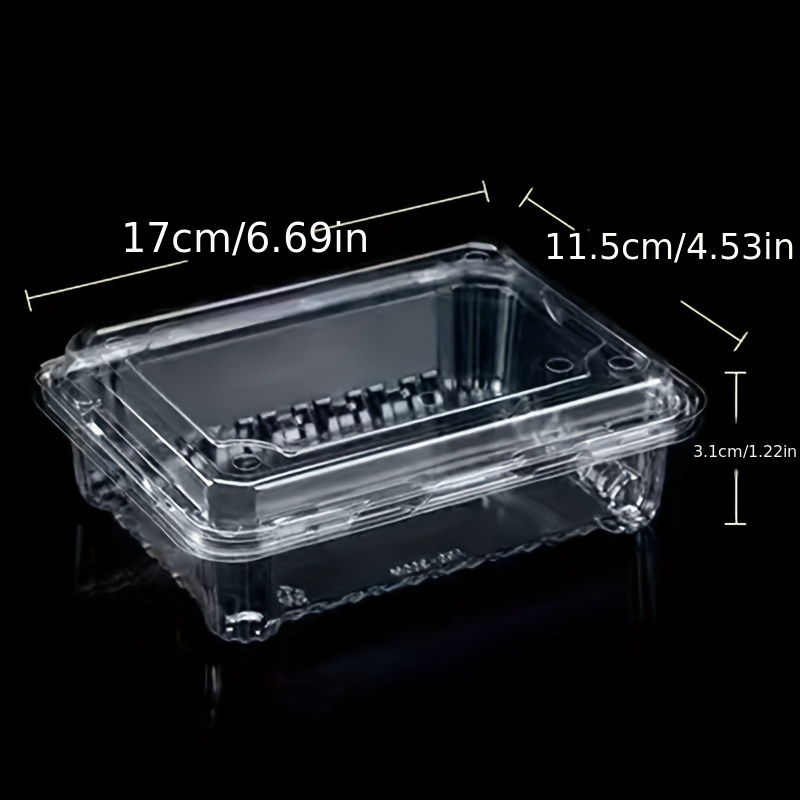 Plastic Clamshell Take Out Tray Disposable Sturdy Hinged - Temu