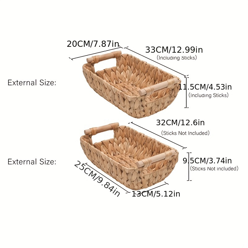 Wooden Basket - Small