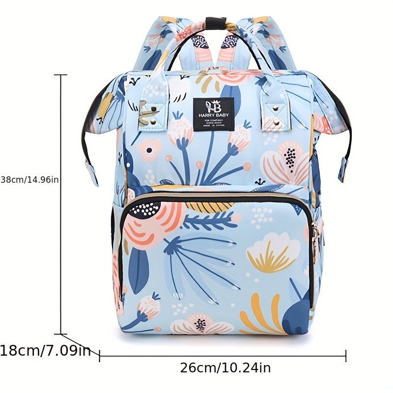 Large Capacity Mommy Bag, Multi-functional Portable Baby Storage Backpack  With Milk Bottle & Diaper Compartments - Temu