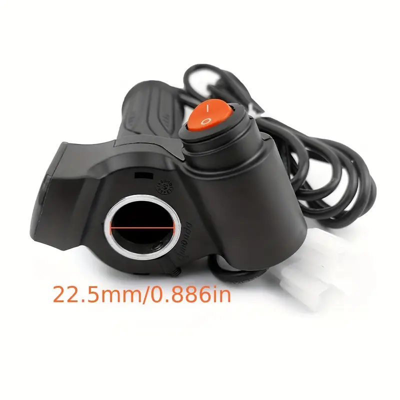 Manopola Acceleratore Per Bici Elettrica E Scooter - Twist Grip, 22.5mm, Con Cavo Da 1.5m - Foto 6