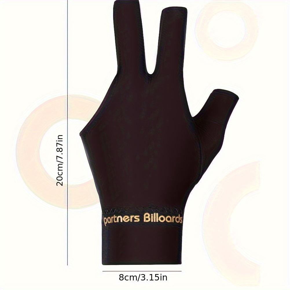 1pc Spandex Snooker Billiard Cue Glove For Left Hand