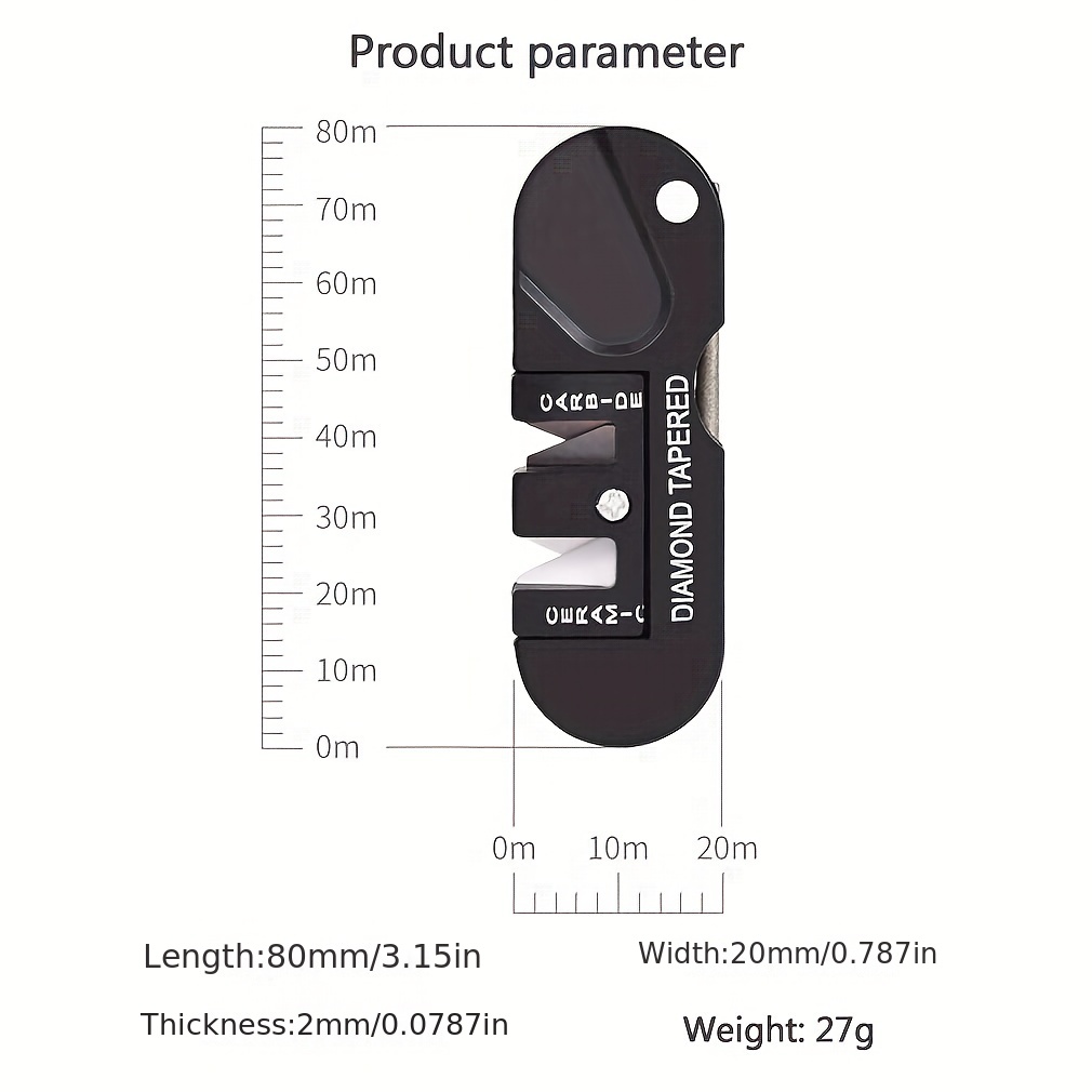 Pocket Knife Sharpener: Ceramic, Diamond, Carbide & Whetstone Tools For  Outdoor Multi-purpose Sharpening - Temu