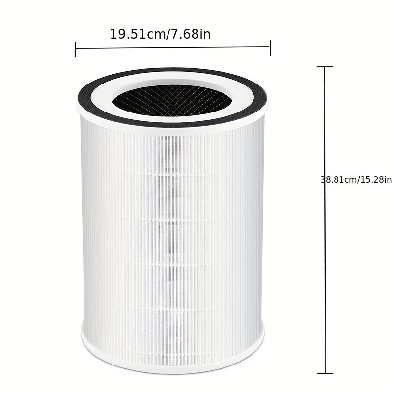 Compatible avec TaoTronics, élément filtrant purificateur d'air TT-AP001,  filtre HEPA composite (lot de 2)