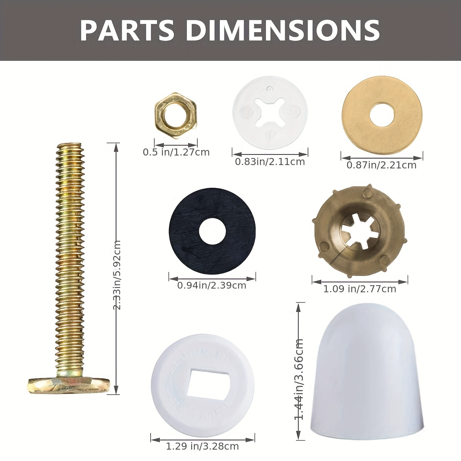 F Extra Thick Toilet Wax Ring Kit with Flange and Bolts for Floor Outlet Toilets New Install or Re-seat, Fits 3-Inch or 4-Inch Waste Lines