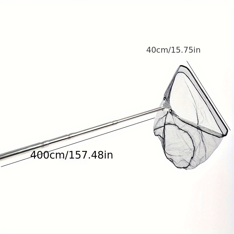 1pc Aluminum Alloy Folding Net, Portable Fishing Landing Net, Outdoor  Fishing Accessory