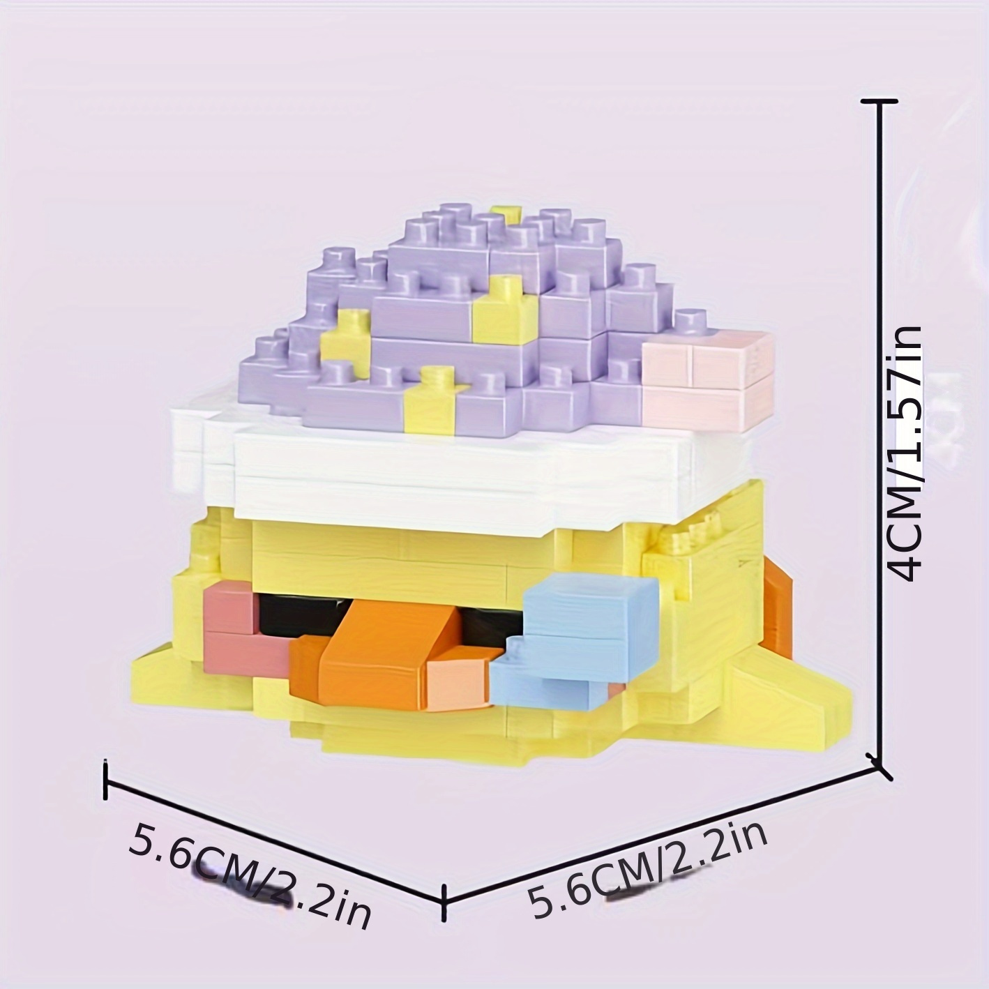 Duck Shape Micro Particle Building Blocks DIY Creative Gift