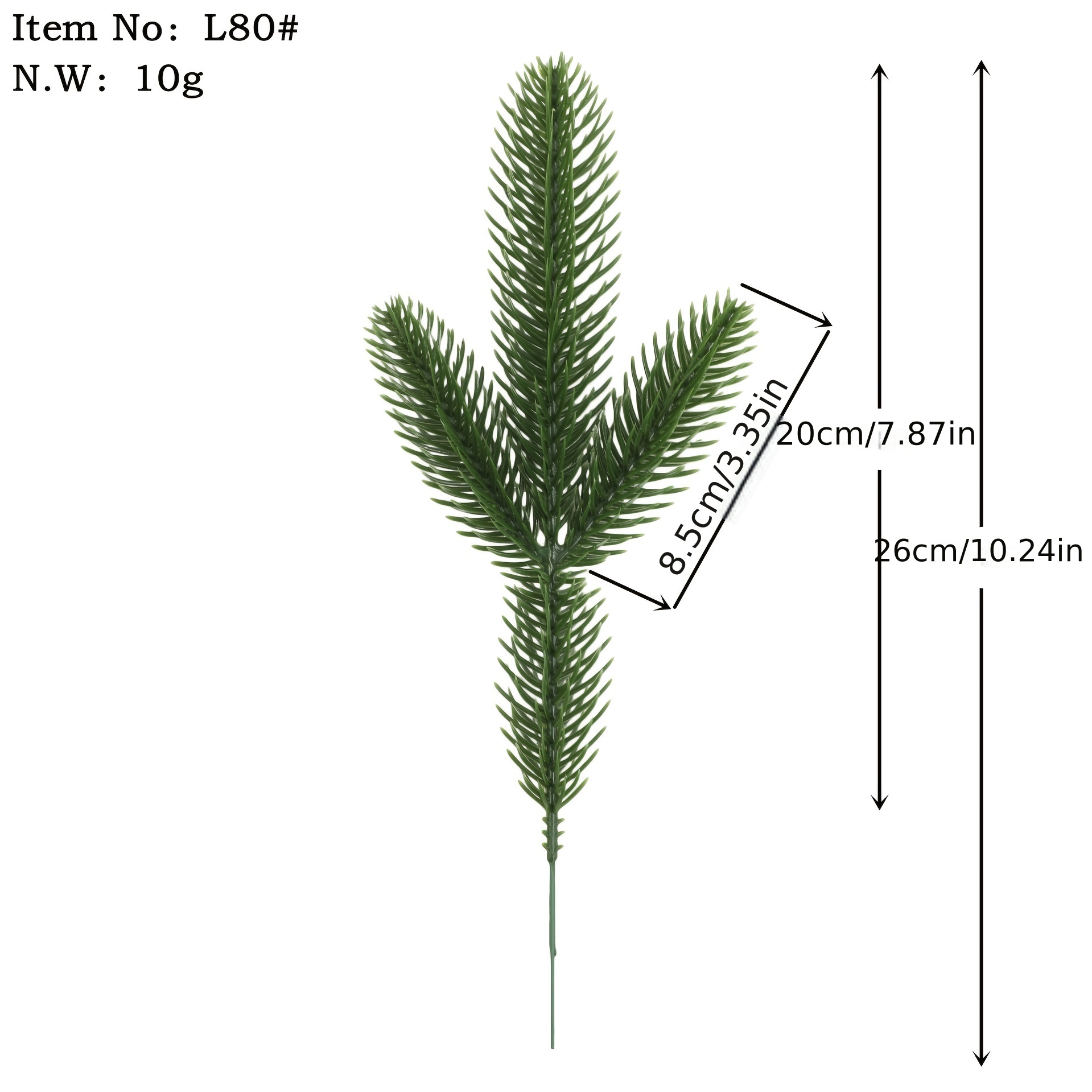 Artificial Pine Branches Christmas Pine Picks Greenery - Temu