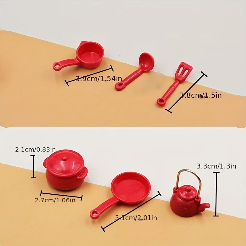 6pcs Simulés Mini Accessoires De Cuisine Pots De Maison - Temu Canada