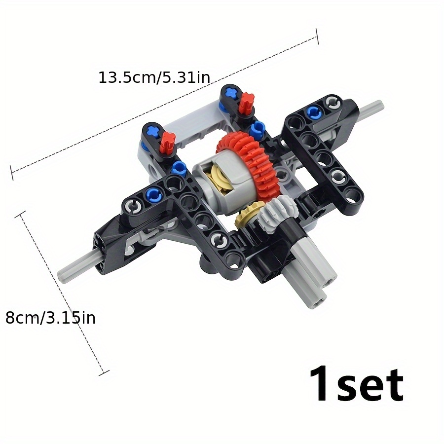 High Tech Gear Wheels Building Blocks Set