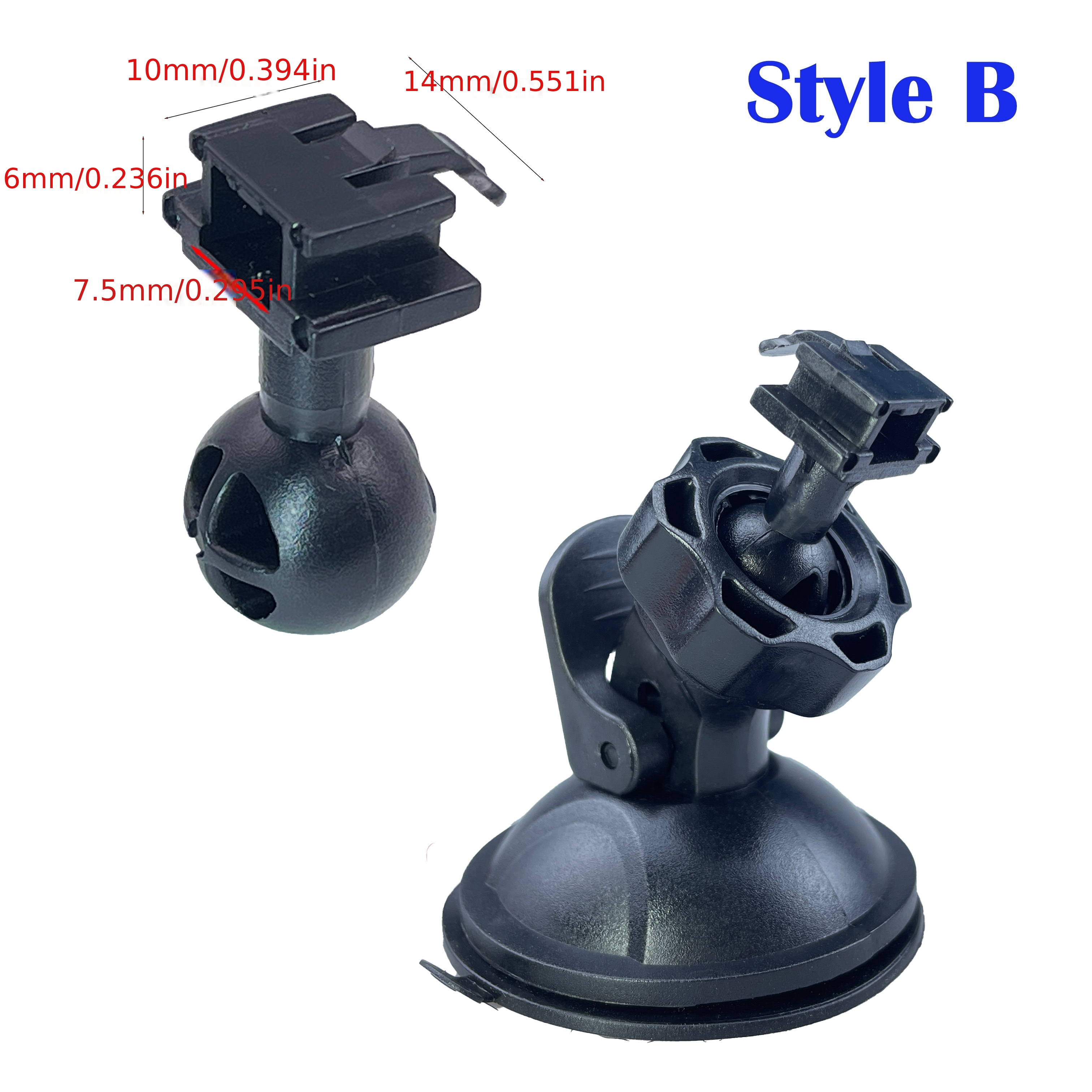 Car Suction Cup Mount Holder Universal Ball Rotatable - Temu