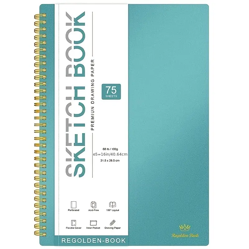 A4 Sketch Book, Mixed Media Sketchbook With Tearable Thread, White Thick &  Smooth Acid Free Drawing Paper, Sketch Pad For Students, Teens, Adults,  Beginners & Artists - Temu