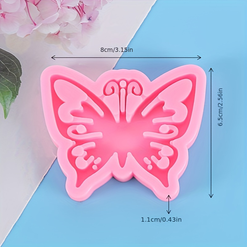 Skull Butterfly Silicone Mold for Resin, Candy, Fondant, Clay