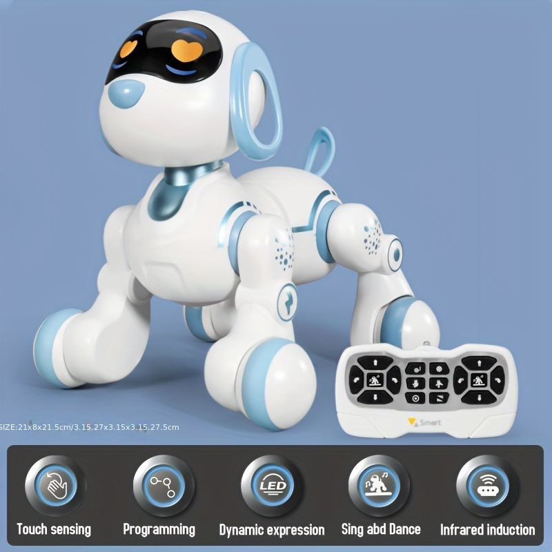Perro Robot Inteligente Perro Juguete Controlado Control - Temu