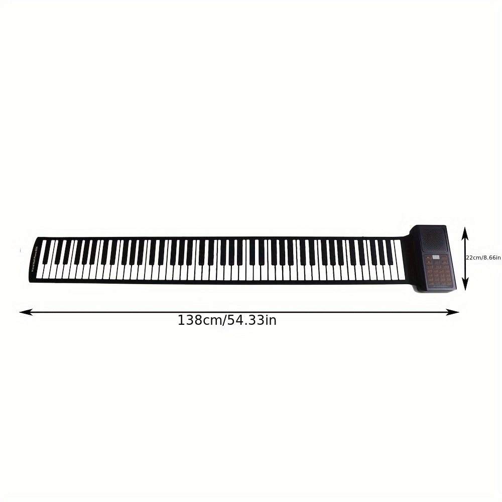 88 Touches Piano Électronique Pliable Multifonctionnel Pour - Temu
