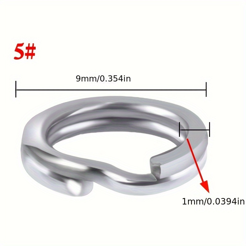 9km Figure 8 Fishing Jigging Rings: Stainless Steel Sea - Temu