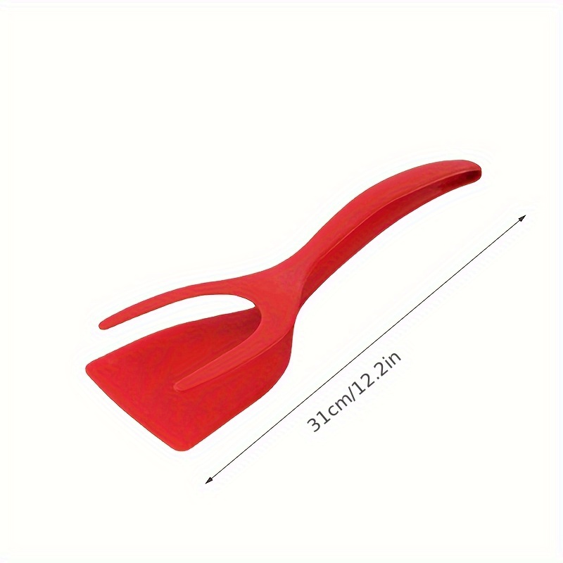 Silicone Omelette Spatula Two-in-one Pancake Toast Omelette Clips