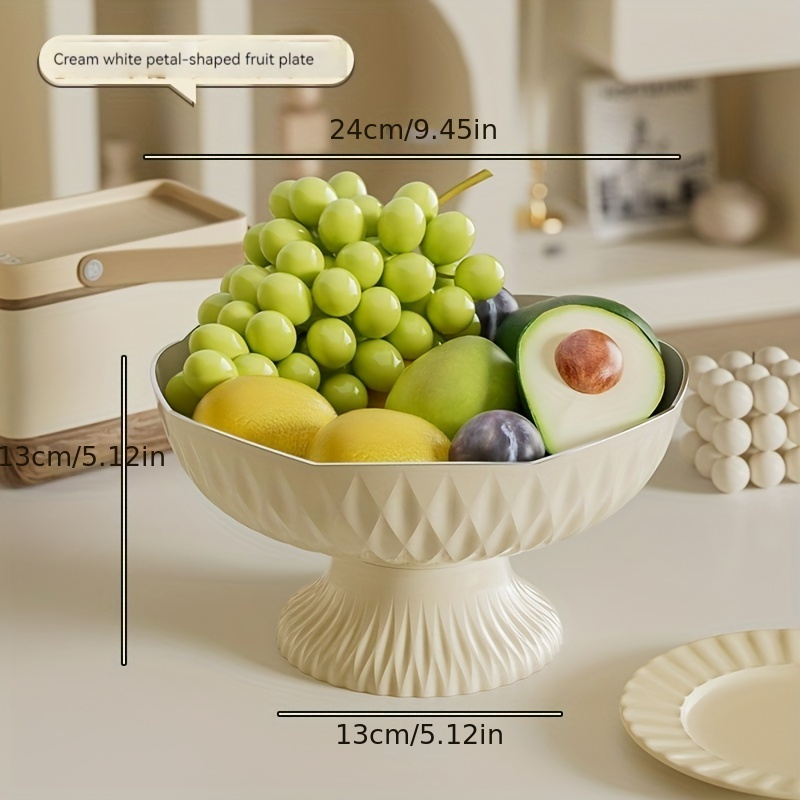 Fruit Bowls Light Luxury Coffee Table Fruit Plate Living Room Home Front  Desk Candy Plate Snack Plate Creative Simple Modern Fruit Plate Decoration