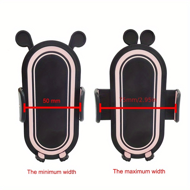   babys stroller with   adjustable phone stand black white pink details 0