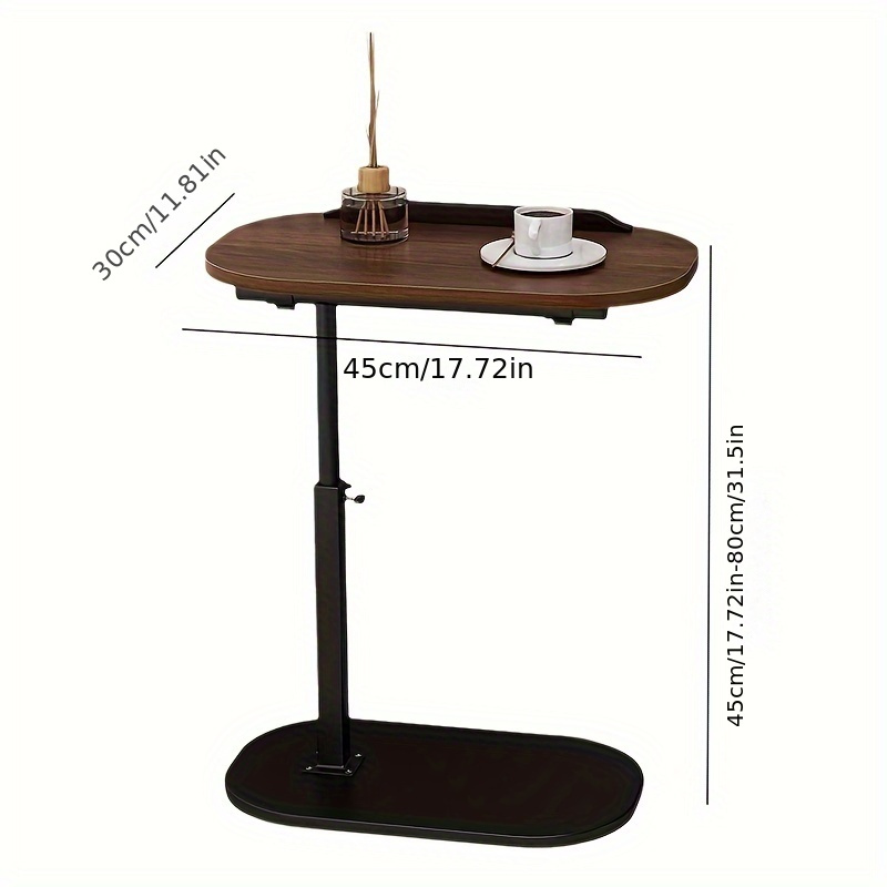 Adjustable Height Sofa Table Vintage Style Solid Wood Temu