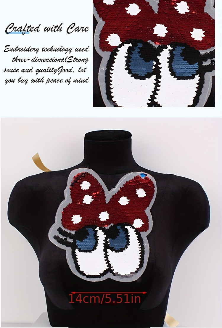 Minnie Mouse Peace Out Embroidery Design