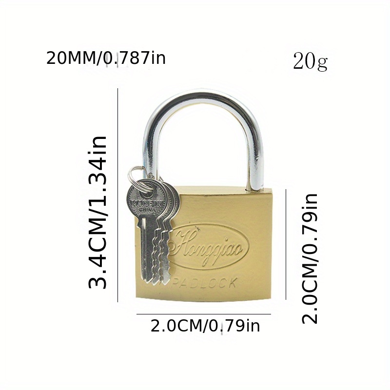1pcs 28mm, Noir serrure de coffre avec clé, cadenas de coffre, mini cadenas  colorés, cadenas de