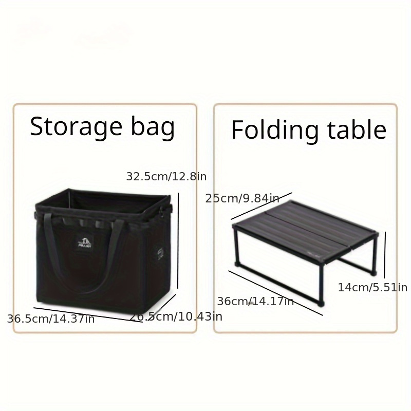 Canvas Small Objects Storage Box Portable Foldable Waterproof Hiking  Accessories