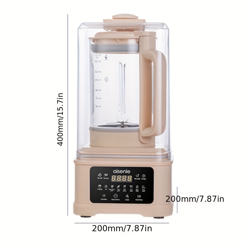 Large Capacity Blender - Juice Maker, High Boron Glass, Household Heating,  Automatic Small Soybean Milk Machine, Multi-function Cooking Machine With  Soundproof Cover - Perfect For 1-8 People! - Temu
