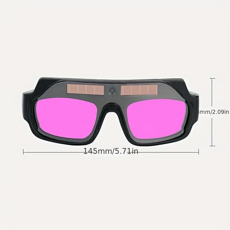safety solar cells anti glare goggles mask auto darkening welding eyewear eyes protection welder glasses details 5