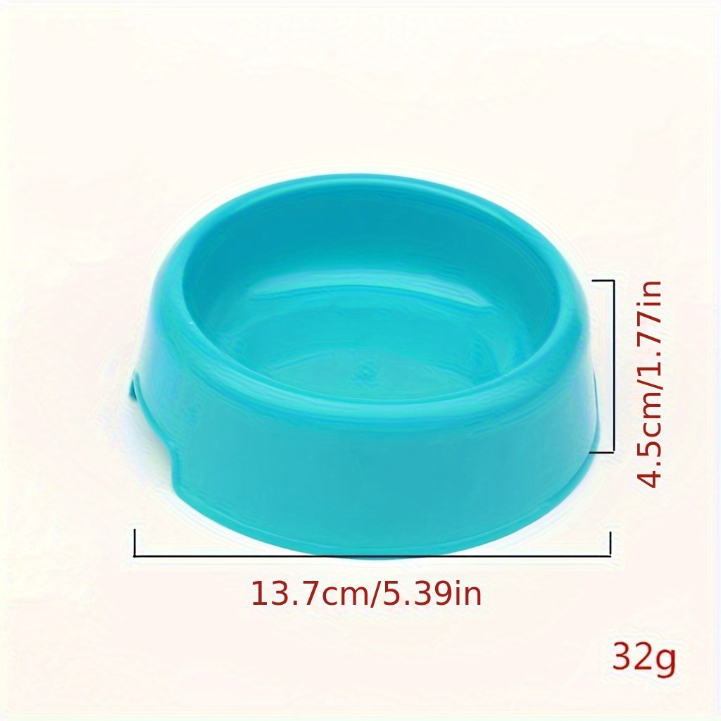 Random Color Dog Bowls, Plastic Dog Food Bowl Water Bowl, Dog Feeding Basin  Smooth Surface Pet Supplies - Temu