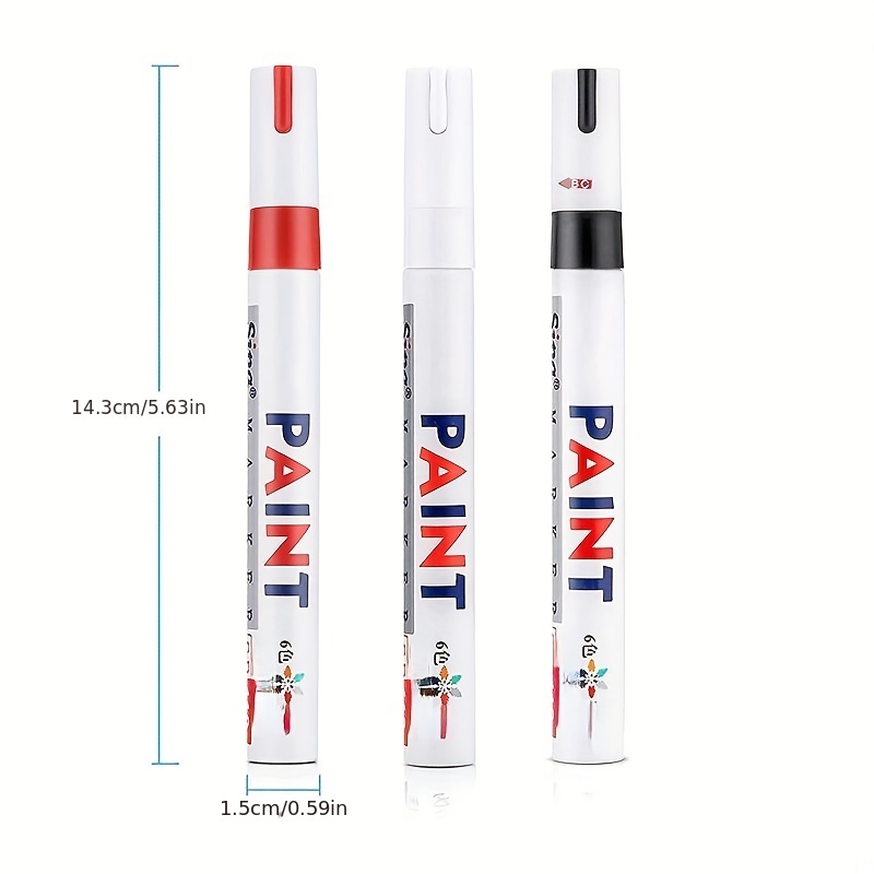 5x Waterproof Non-toxic Permanent Tire Paint Pen Color Paint Maker Pen  Universal