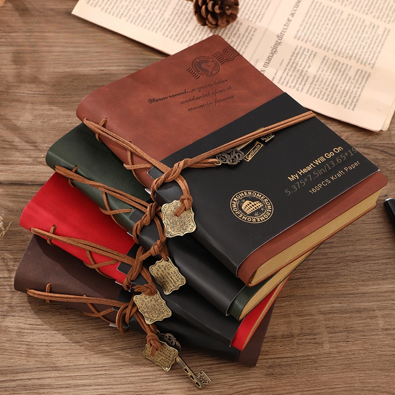 Super Thick Diary Notebook Blank Pages Pu Leather Soft Cover - Temu