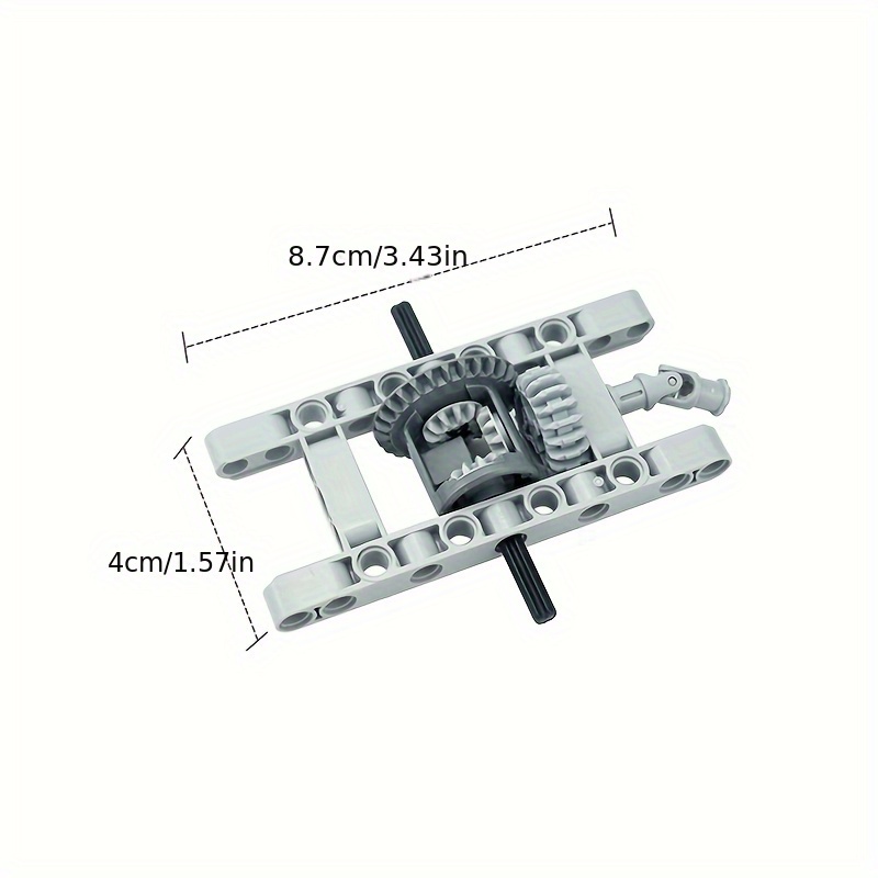 High Tech Gear Wheels Building Blocks Set