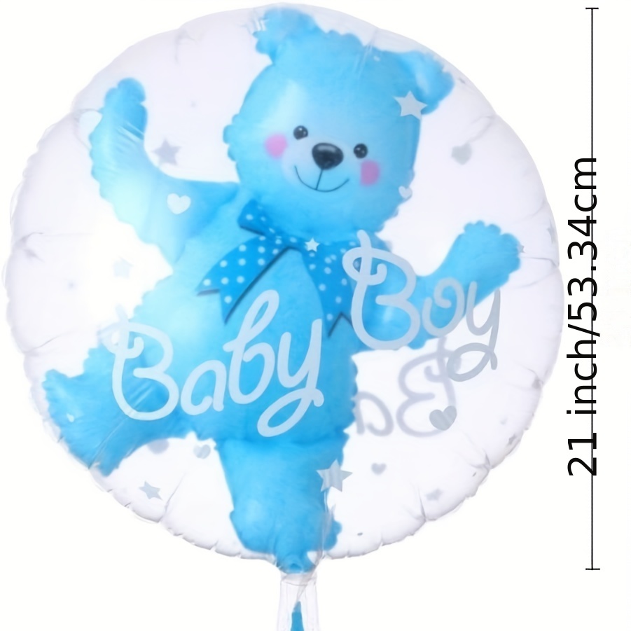 1pc Base Baby Shower Balloon Standing Blue Baby Girl - Temu Italy