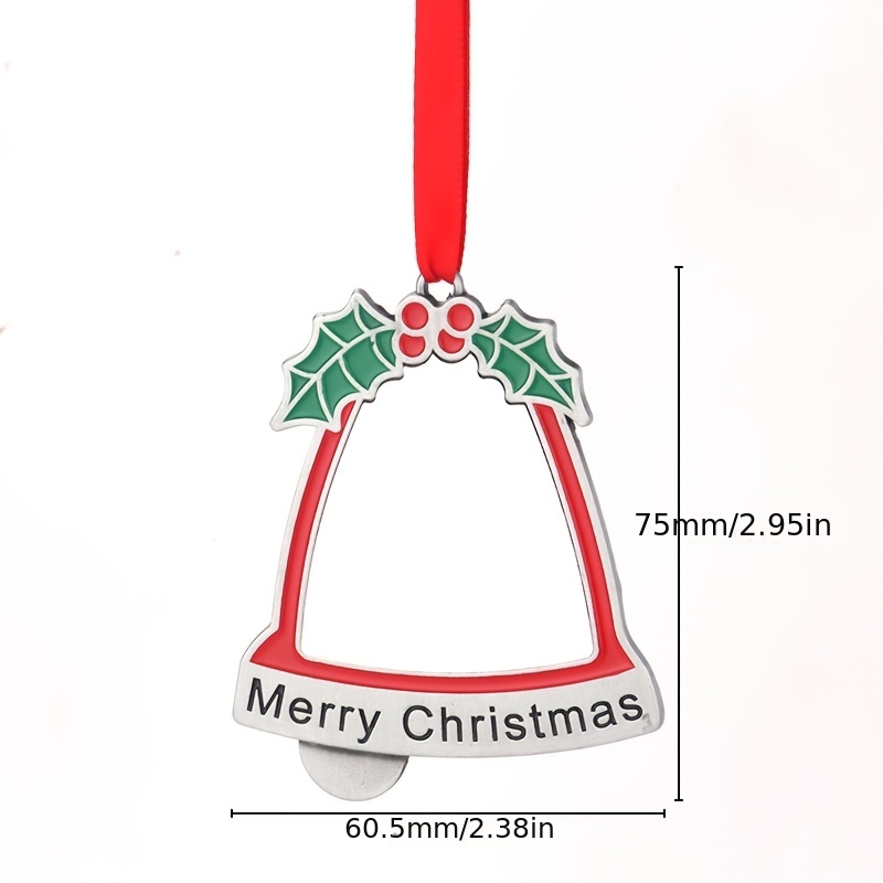 Blank Heat Transfer Christmas Hanging Ornament Heat Sublimation Zinc Alloy  Christmas Hat Christmas Tree Decorations - Temu United Kingdom