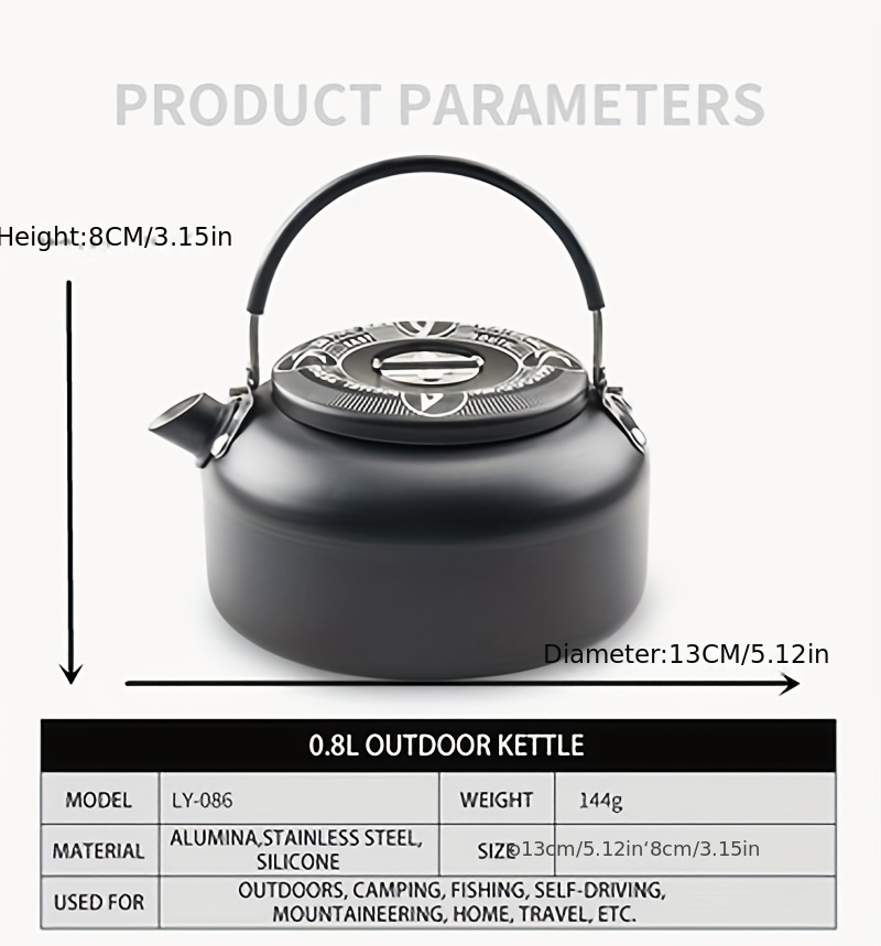  Camping Tea Kettle, Hiking Kettle, Camping Kettles For